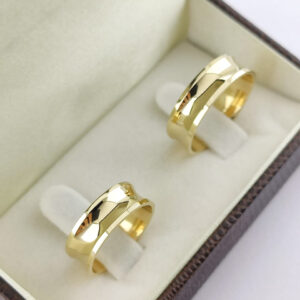Aliança em Ouro 18k para noivado ou casamento Jhenifer – 8mm