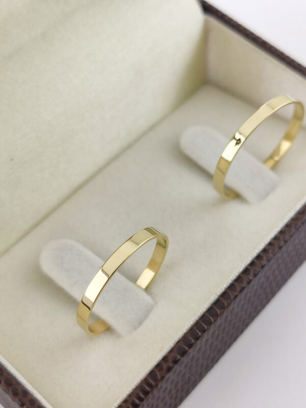 Aliança em Ouro 18k para noivado ou casamento Gabriele – 2mm