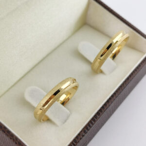 Aliança em Ouro 18k para noivado ou casamento Antonia – 5mm