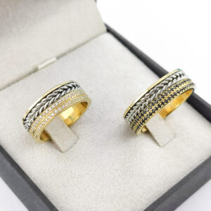 Aliança em Ouro 18k para noivado ou casamento Erica – 9mm
