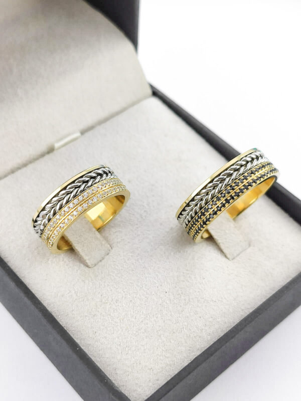 Aliança em Ouro 18k para noivado ou casamento Erica – 9mm