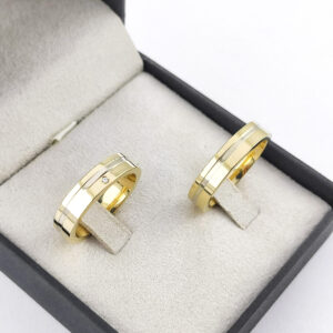 Aliança em Ouro 18k para noivado ou casamento Nanci – 5mm
