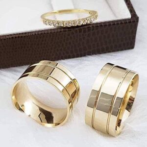 Aliança em MOEDA ANTIGA para noivado ou casamento Ciclame - 10mm