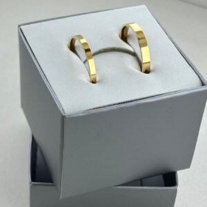Aliança em Ouro 18k para noivado ou casamento Kamala - 2,5mm