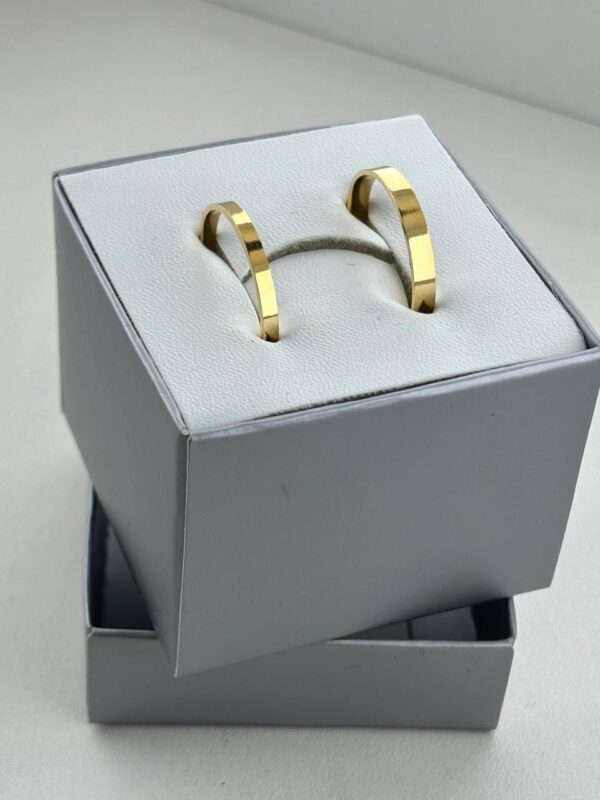 Aliança em Ouro 18k para noivado ou casamento Kamala - 2,5mm