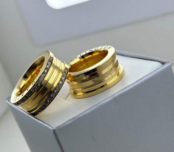 Aliança em Ouro 18k para noivado ou casamento Marigold - 10mm