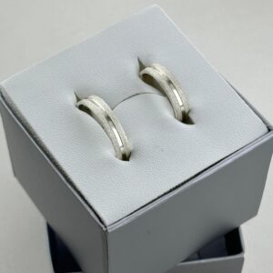 Aliança em Prata 950 de namoro ou compromisso Freesia – 3,5mm